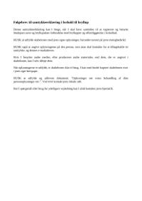 Følgebrev til samtykkeerklæring i forhold til bryllup